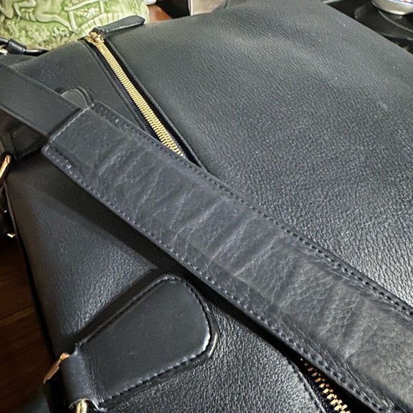 Smythson Orange and Blue Briefcase with Textured Leather - Picture 7 of 9